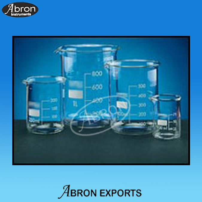 EC-003-35 Beakers 400ml Borosilicate Glass Pack of 6 Abron